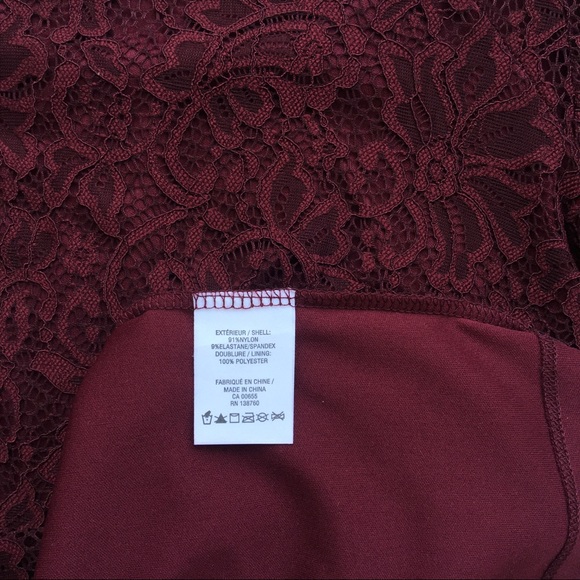 Rock & Shine - Lace Bodycon Dress w/ Sheer Sleeves - Picture 6 of 6